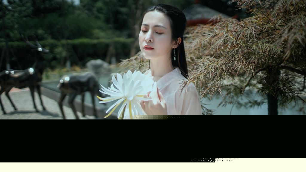 纤尘不染的古装佳人唯美古风图片