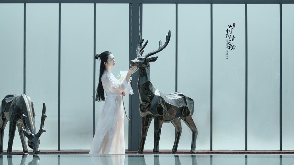 纤尘不染的古装佳人唯美古风图片