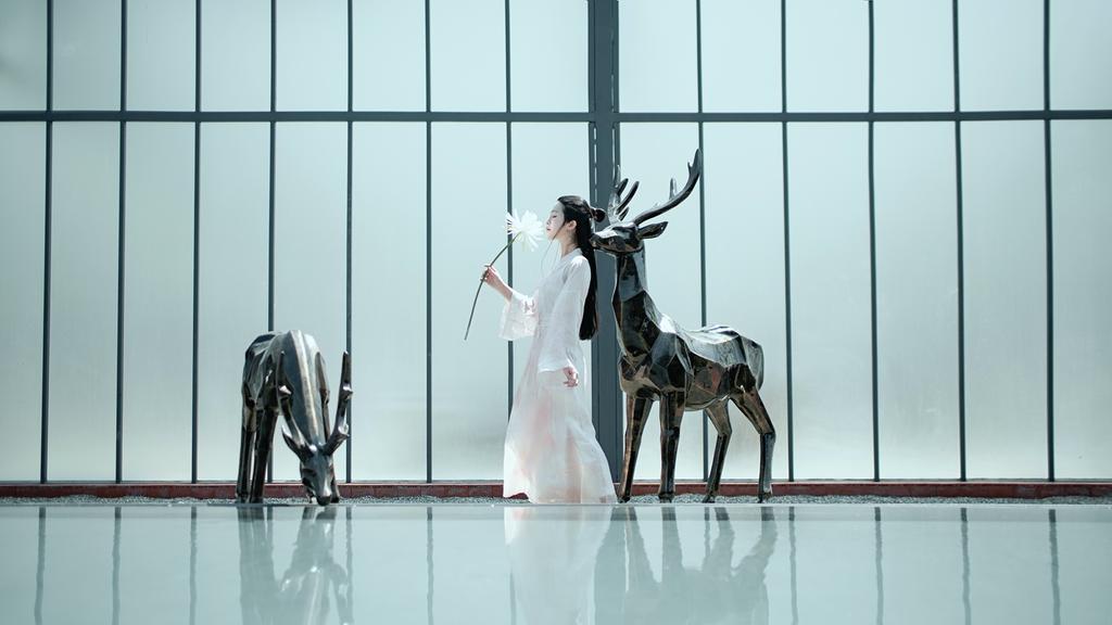 纤尘不染的古装佳人唯美古风图片