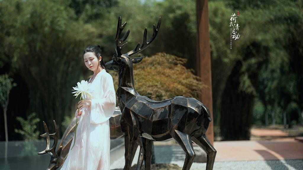 纤尘不染的古装佳人唯美古风图片