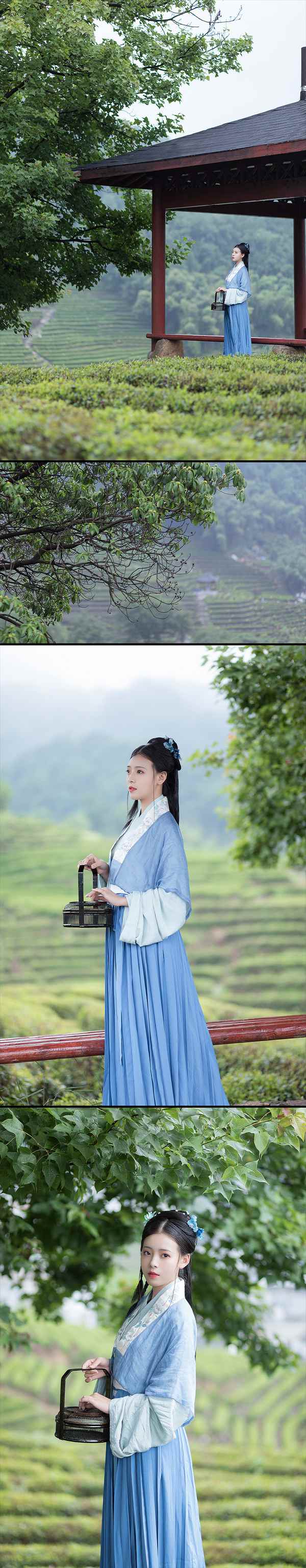 典雅漂亮的美人唯美古风摄影图片