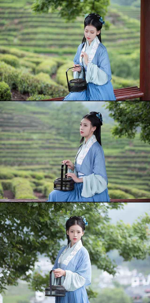 典雅漂亮的美人唯美古风摄影图片