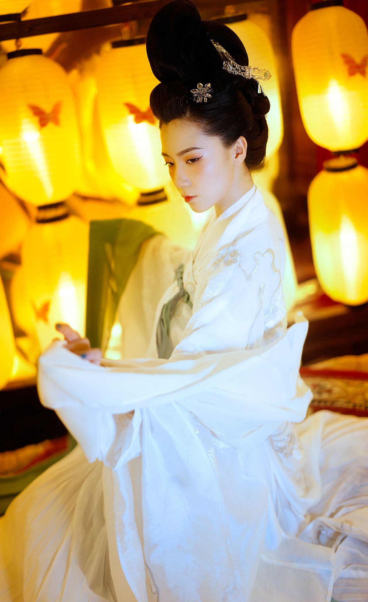 古装汉服美女舞姿优美图片大全