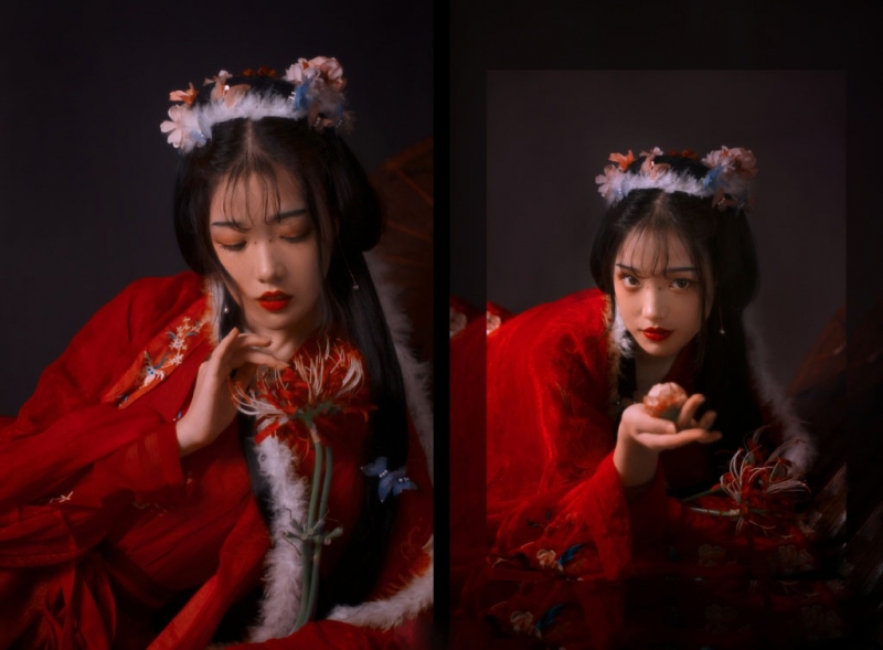 性感古风佳人举止妩媚古装摄影