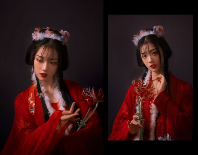 性感古风佳人举止妩媚古装摄影