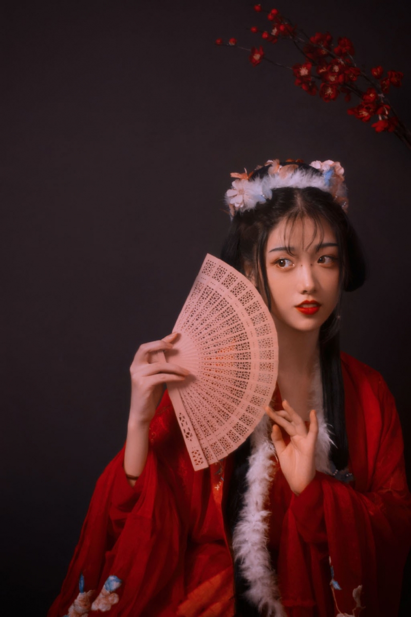 性感古风佳人举止妩媚古装摄影