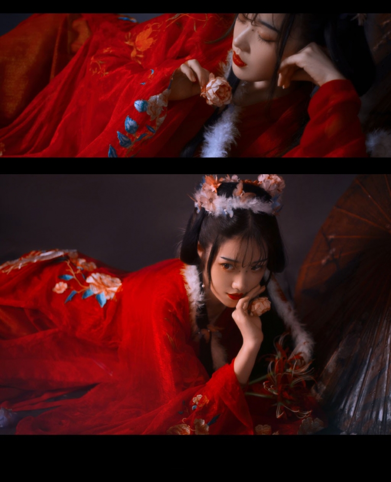 性感古风佳人举止妩媚古装摄影