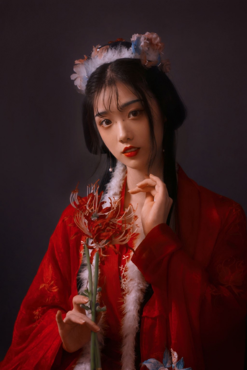 性感古风佳人举止妩媚古装摄影