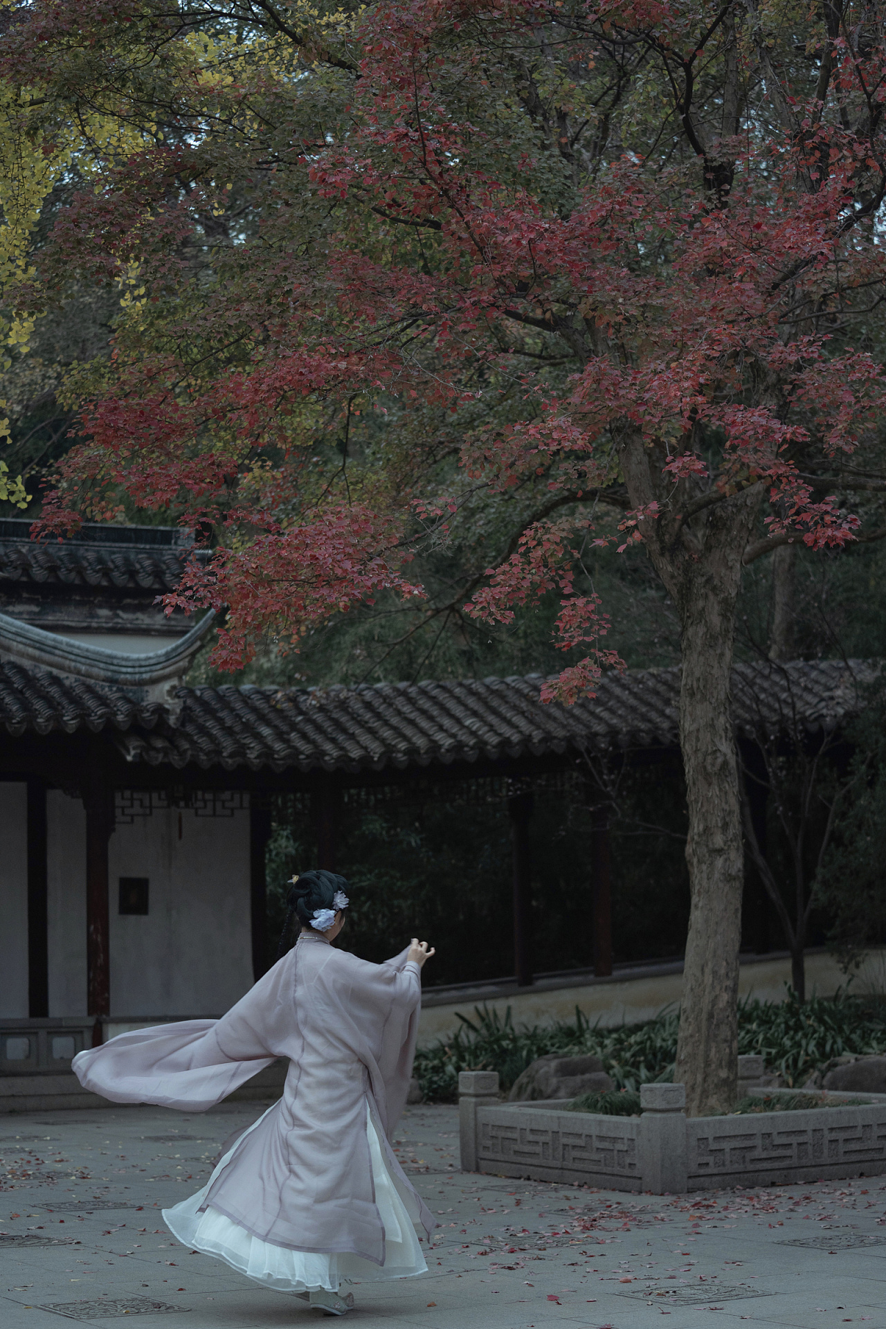 古装美女仙气飘飘唯美古风摄影