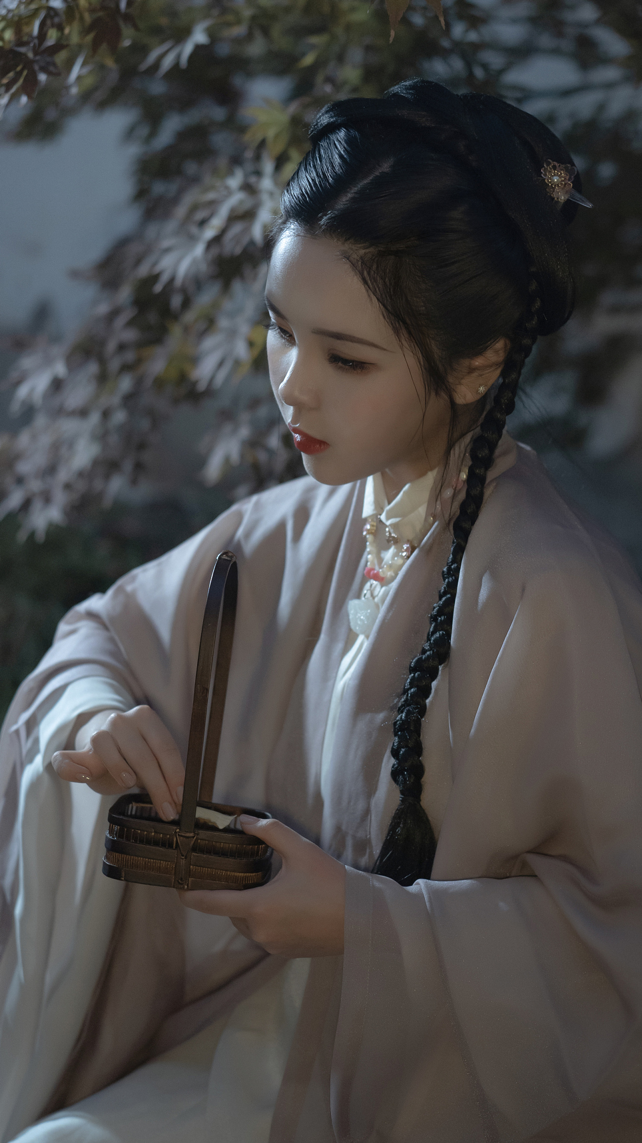 古装美女仙气飘飘唯美古风摄影