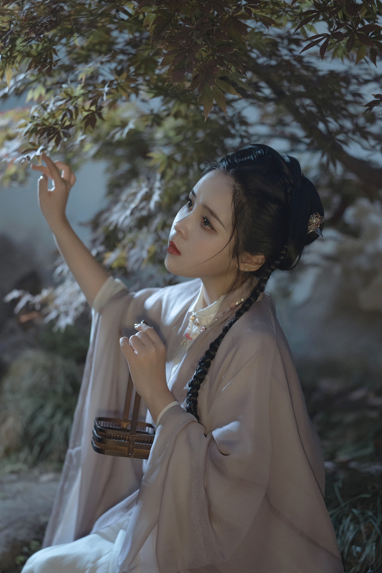 古装美女仙气飘飘唯美古风摄影