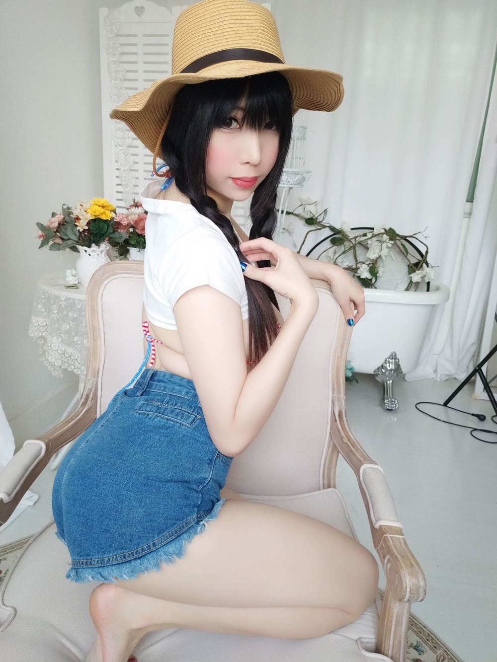 二次元美女鹿野希 《牛仔女郎》