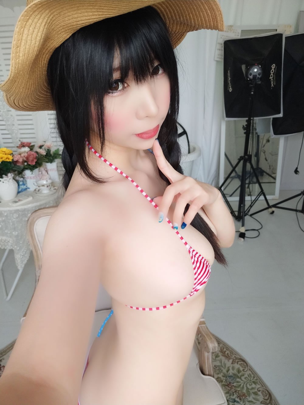 二次元美女鹿野希 《牛仔女郎》