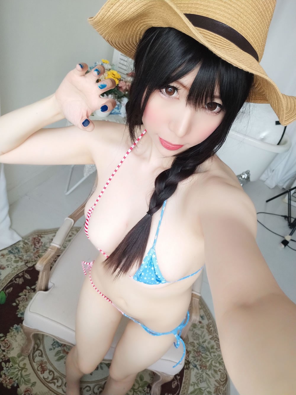 二次元美女鹿野希 《牛仔女郎》