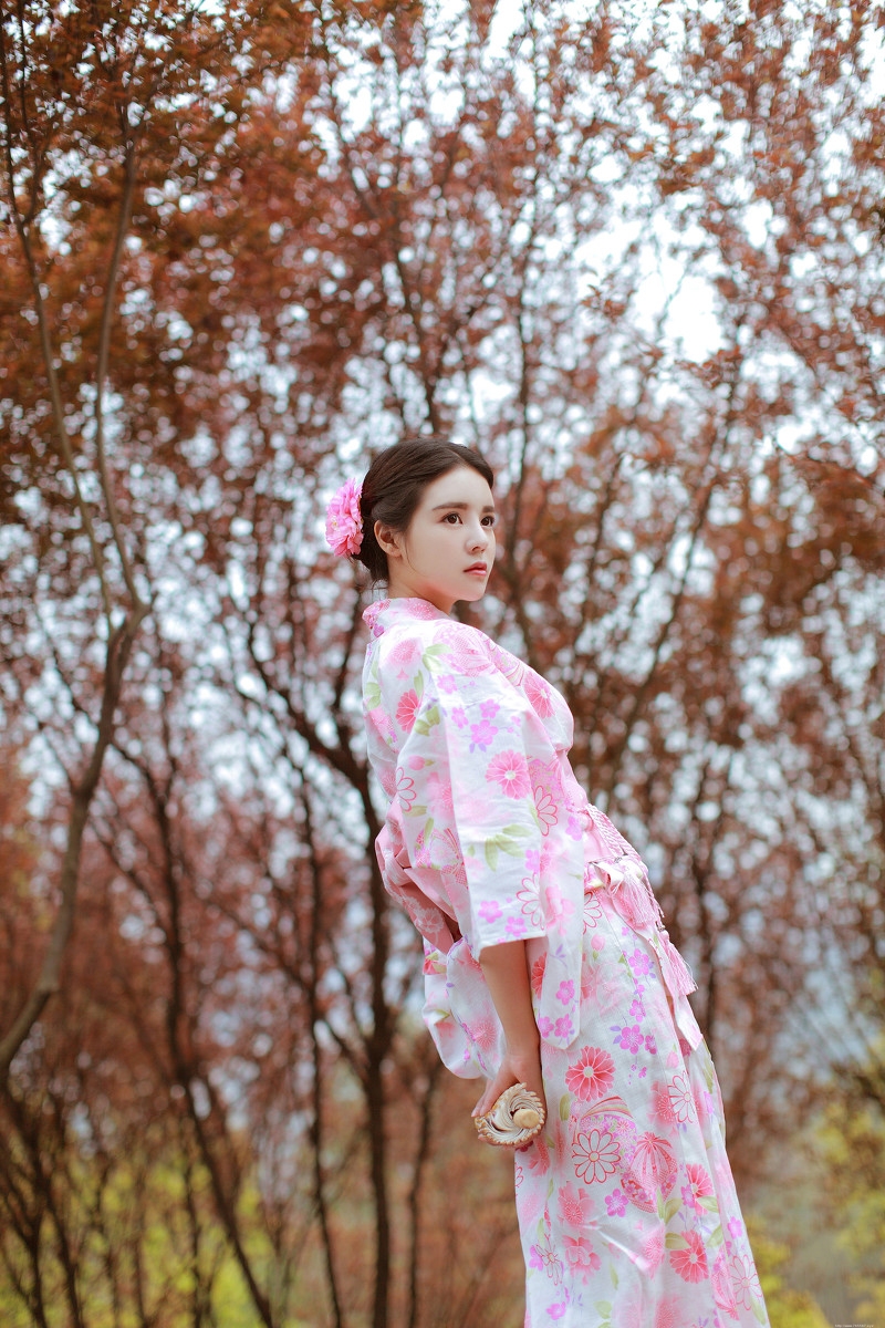 小脸美女日系和服唯美迷人写真