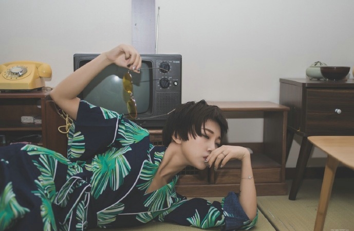 醉意私房的少女浴衣生活忧郁写真