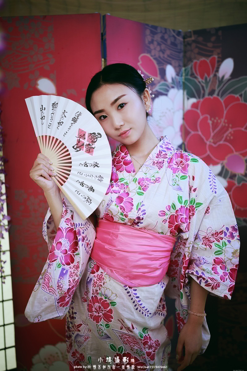 日系甜美女孩私房和服唯美写真