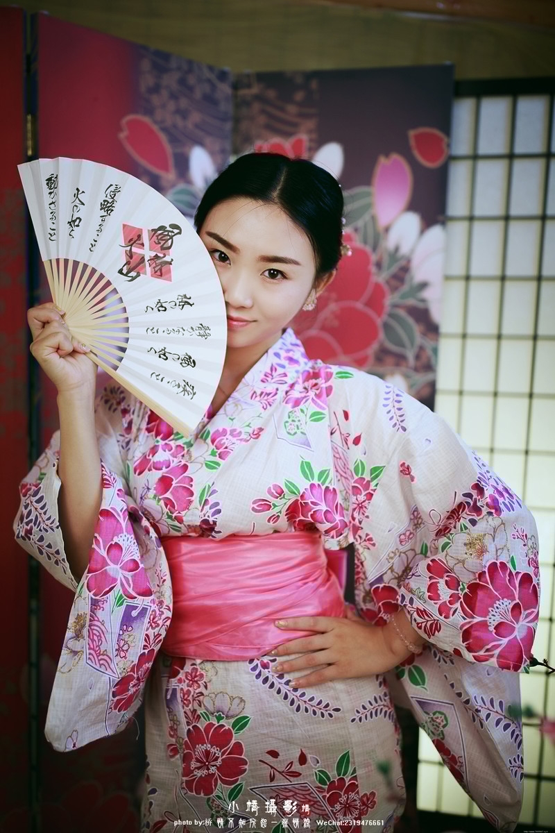 日系甜美女孩私房和服唯美写真
