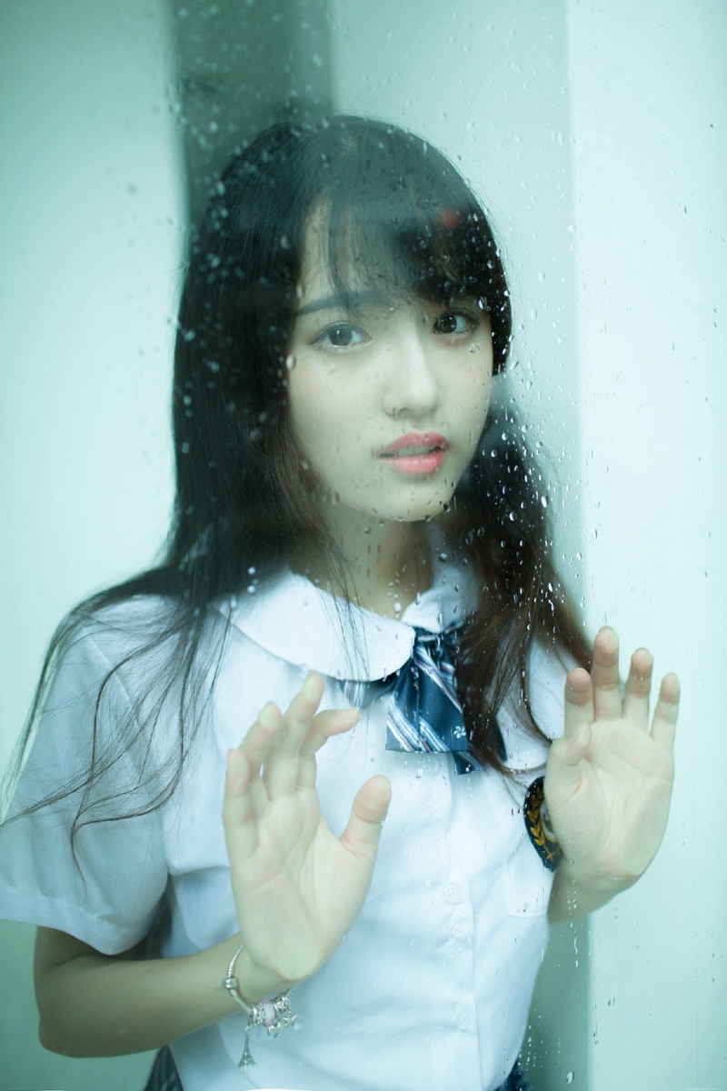 氧气校服少女清新纯真靓丽写真