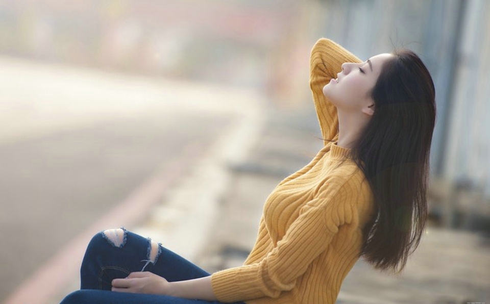 笑颜如花可爱甜美邻家女孩珊珊清纯户外写真