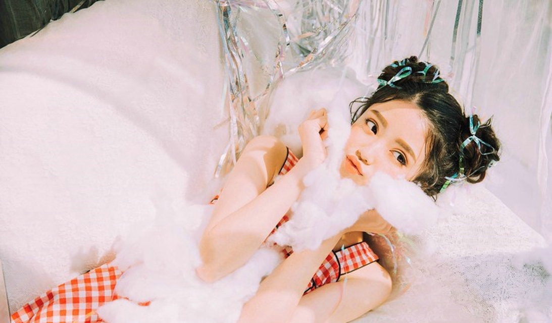 笑容像糖果般甜蜜清新小精灵美女可爱萌萌哒写真