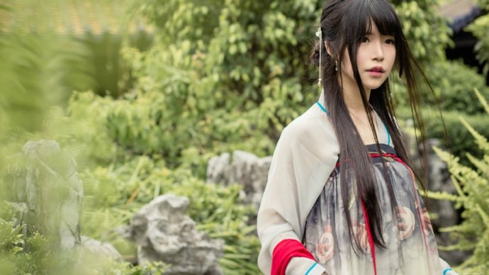 古装长发气质美女粉嫩靓丽迷人写真