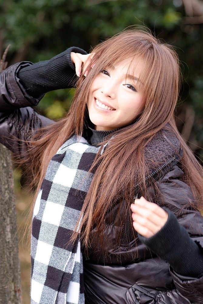 清纯妹子山崎巧街拍写真甜美迷写真