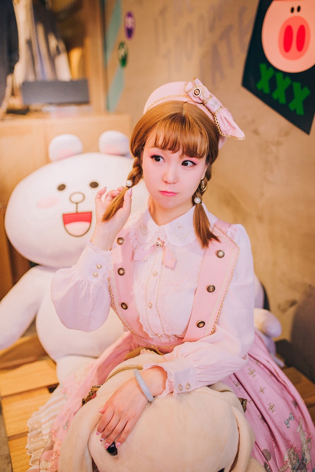 甜美粉嫩洛丽塔少女可爱萌萌