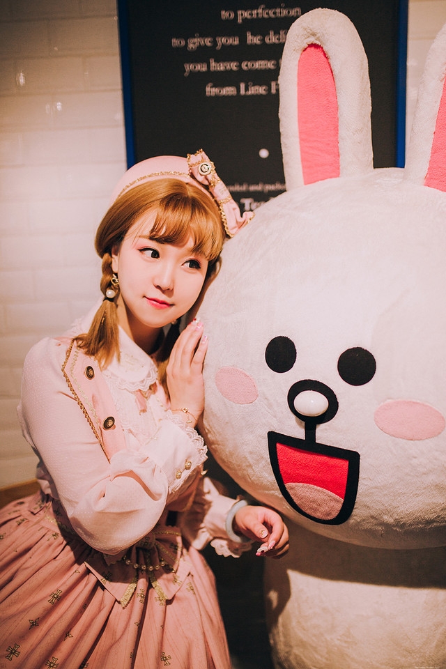 甜美粉嫩洛丽塔少女可爱萌萌