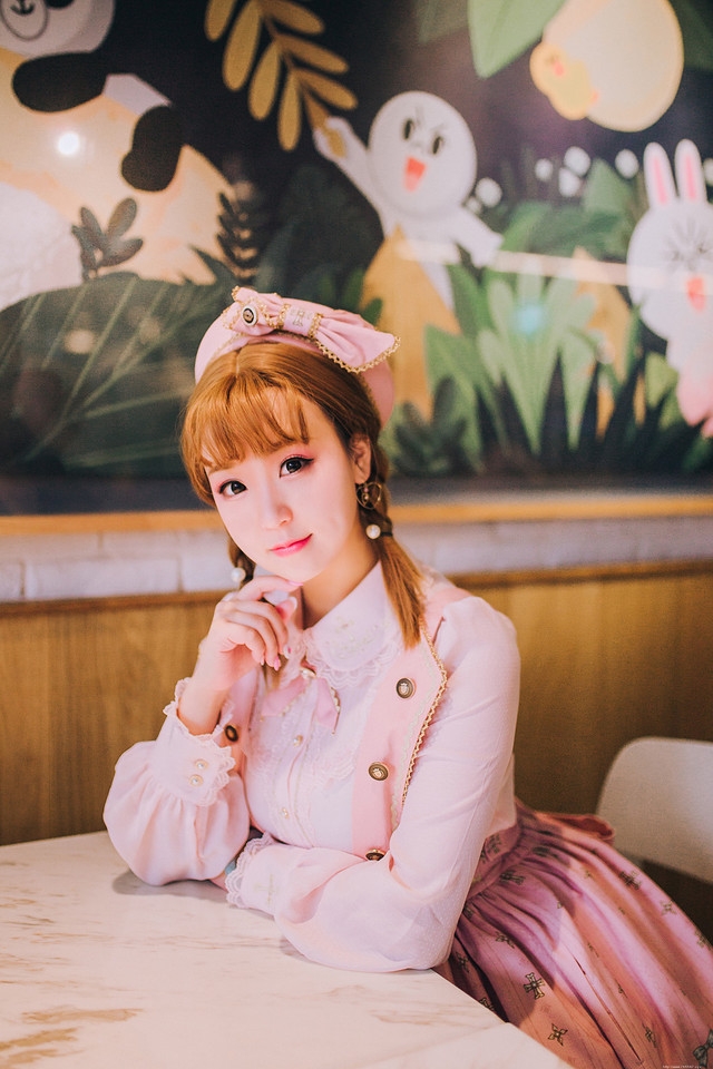 甜美粉嫩洛丽塔少女可爱萌萌