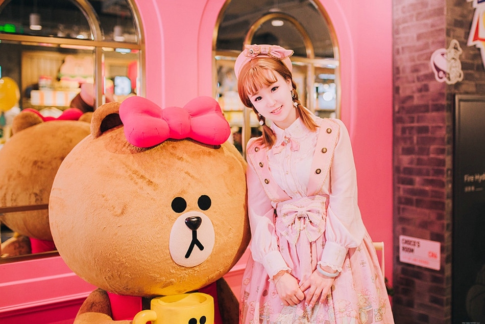 甜美粉嫩洛丽塔少女可爱萌萌