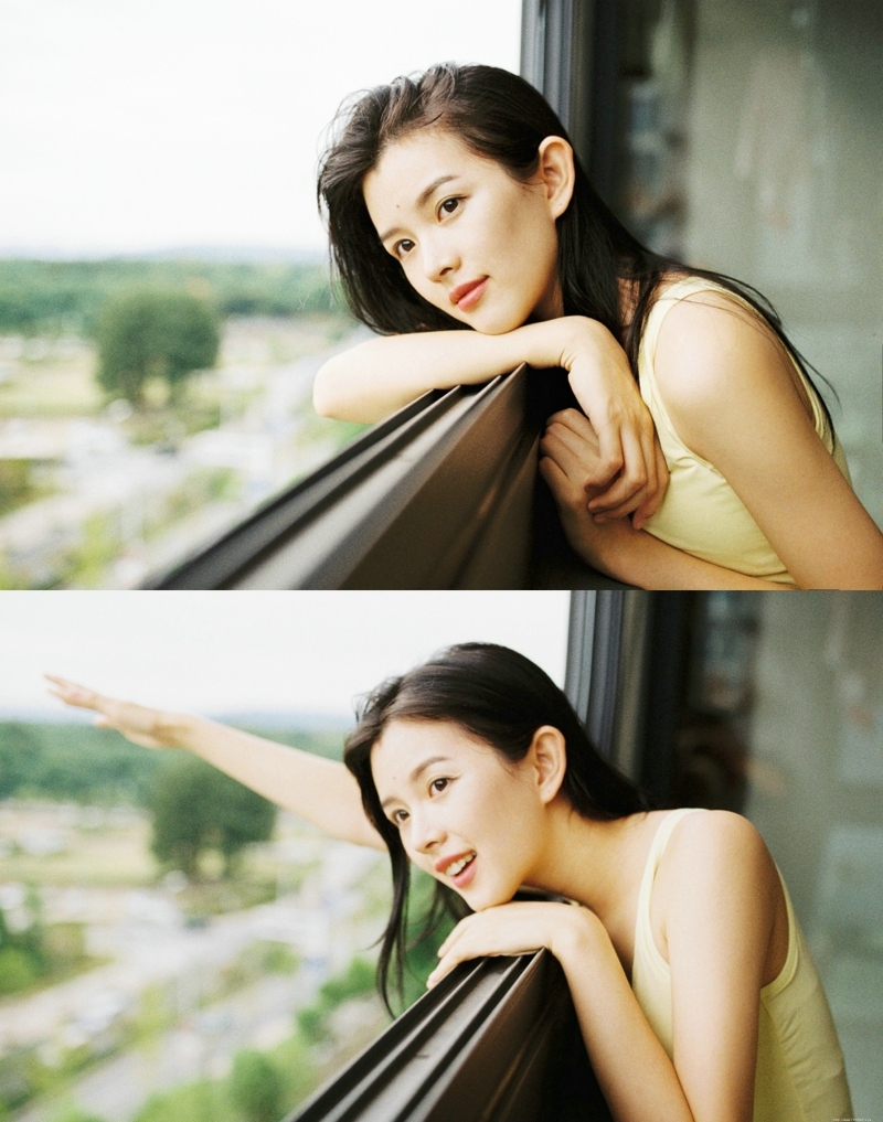 私房高颜值背心美女长腿吸睛美丽动人