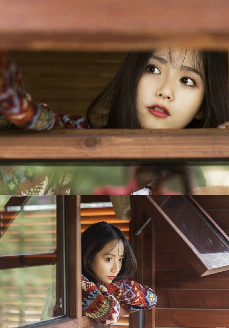 可爱韩系妹子随意表情清纯可人