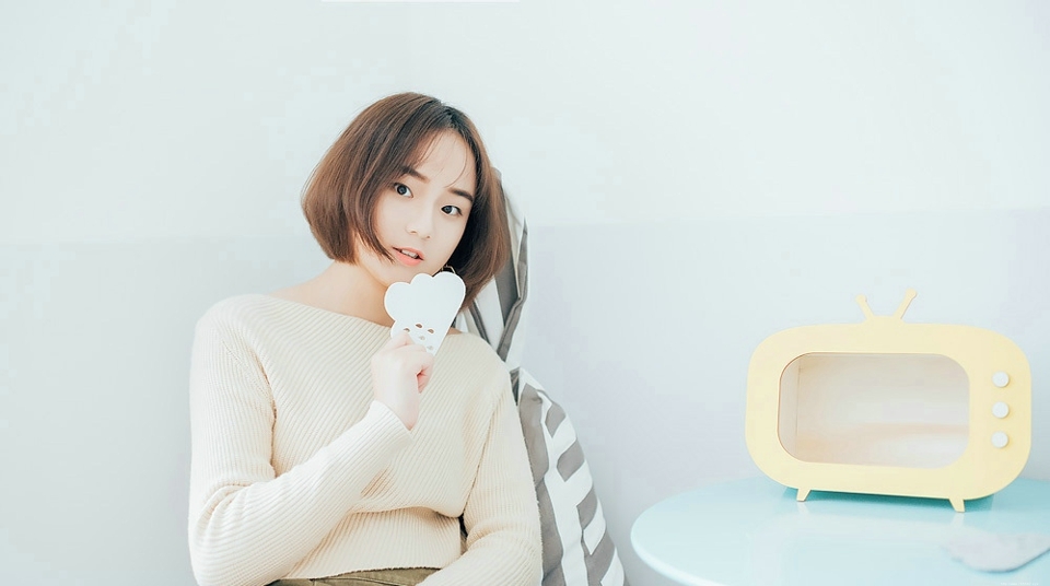 可爱圆脸波波头少女青春无敌