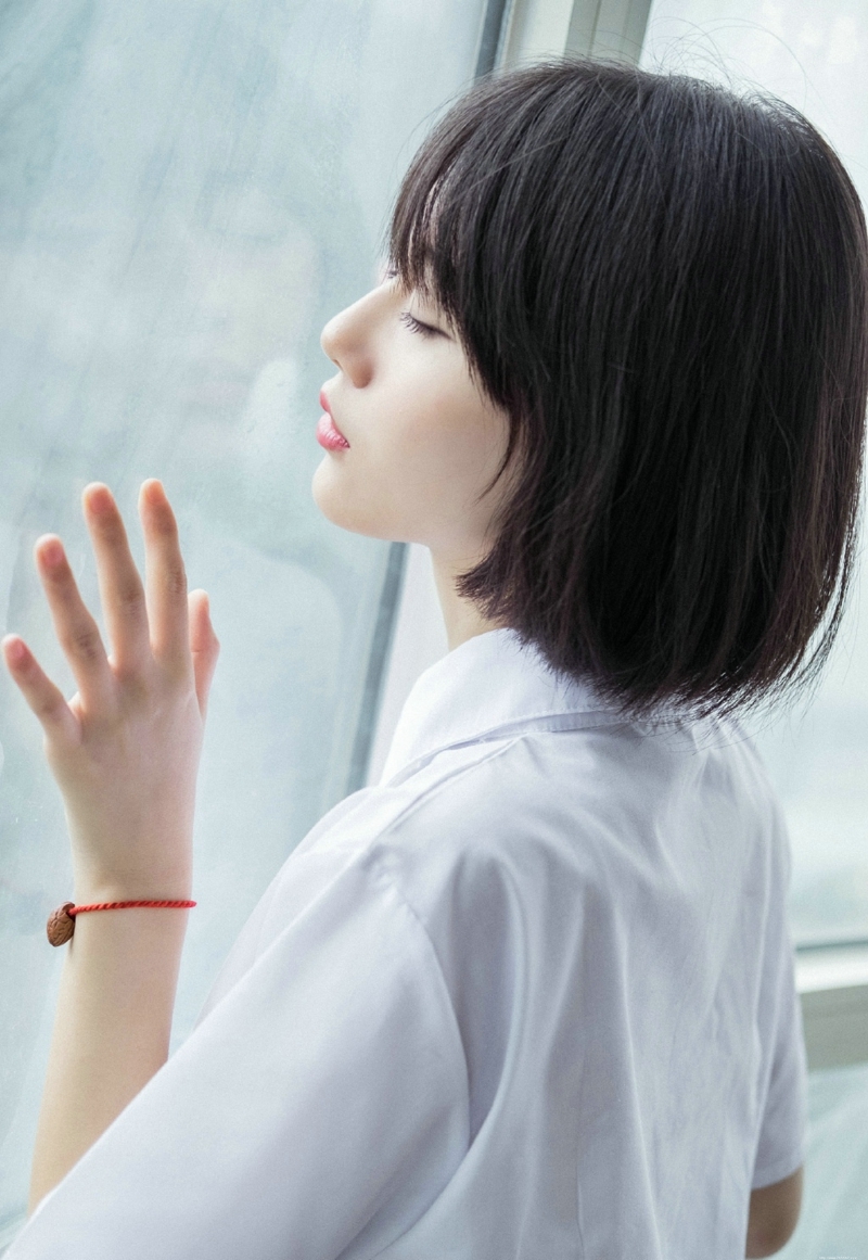 日系可爱妹子私房制服悠闲慵懒