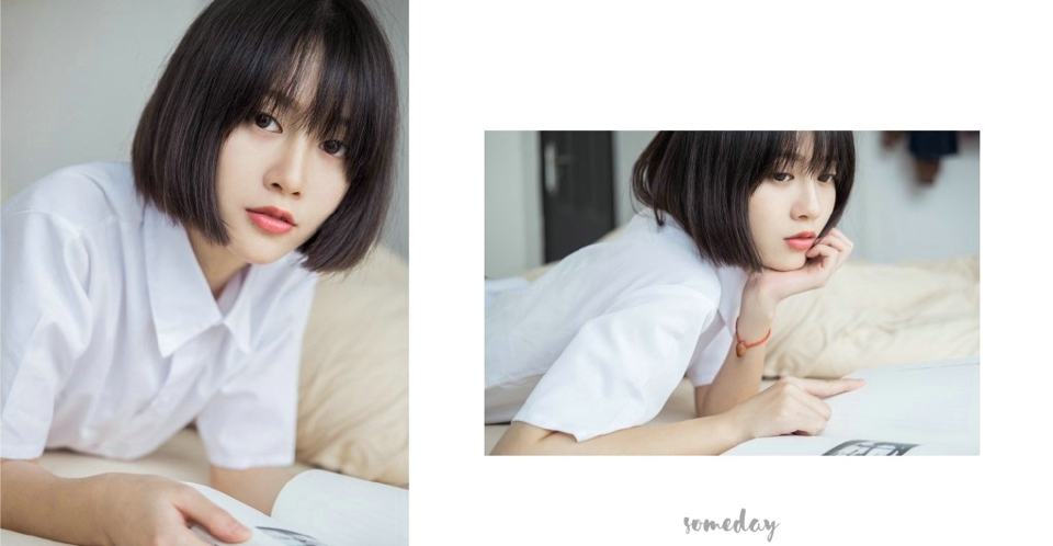 日系可爱妹子私房制服悠闲慵懒