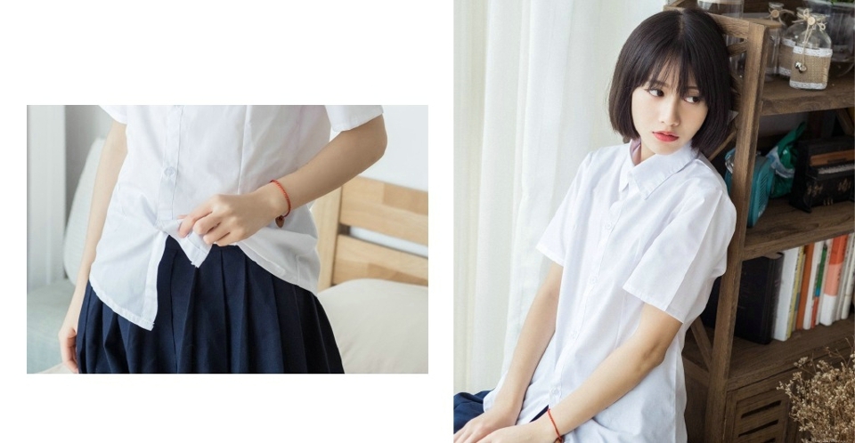 日系可爱妹子私房制服悠闲慵懒