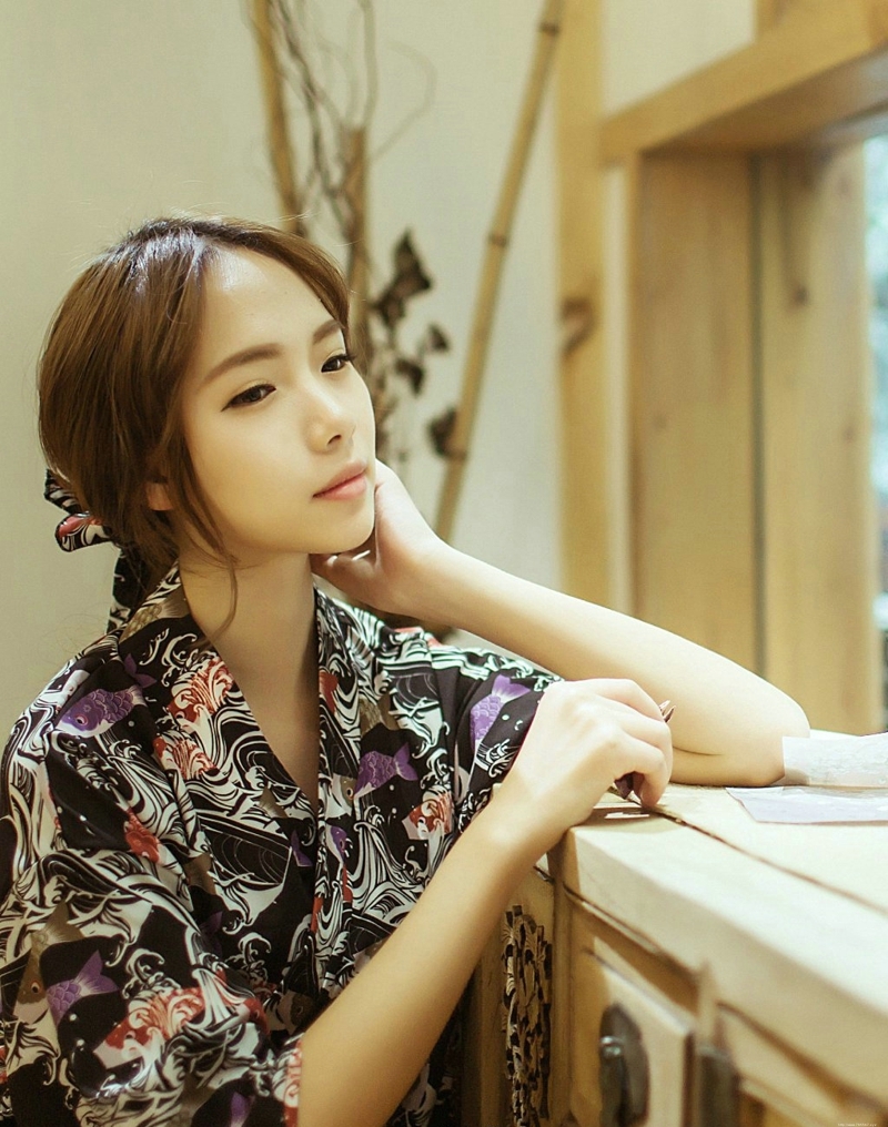 气质和服美女温婉柔美迷人写真