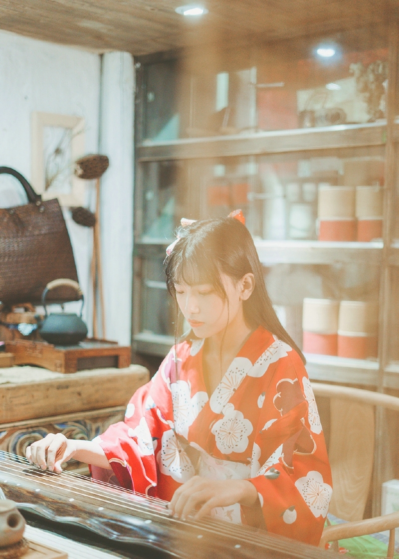 日系和服少女艳丽娇美温婉怡人