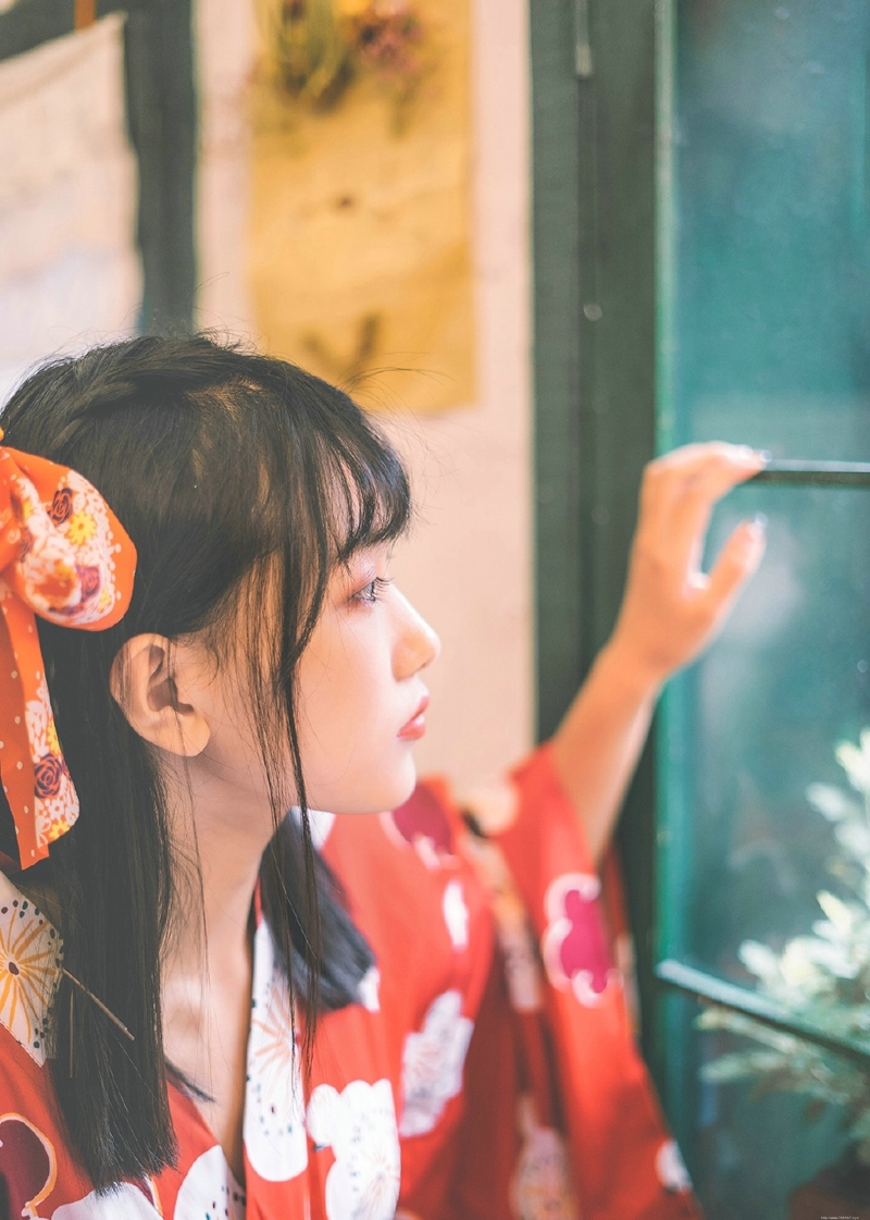 日系和服少女艳丽娇美温婉怡人