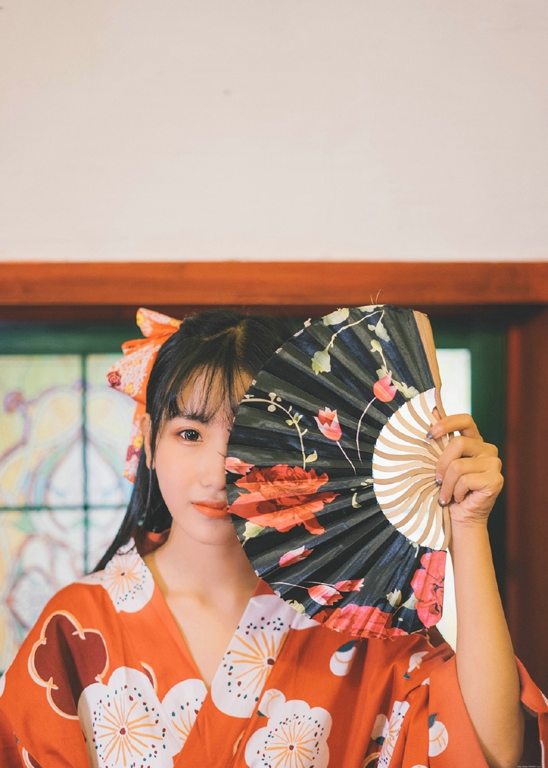 日系和服少女艳丽娇美温婉怡人