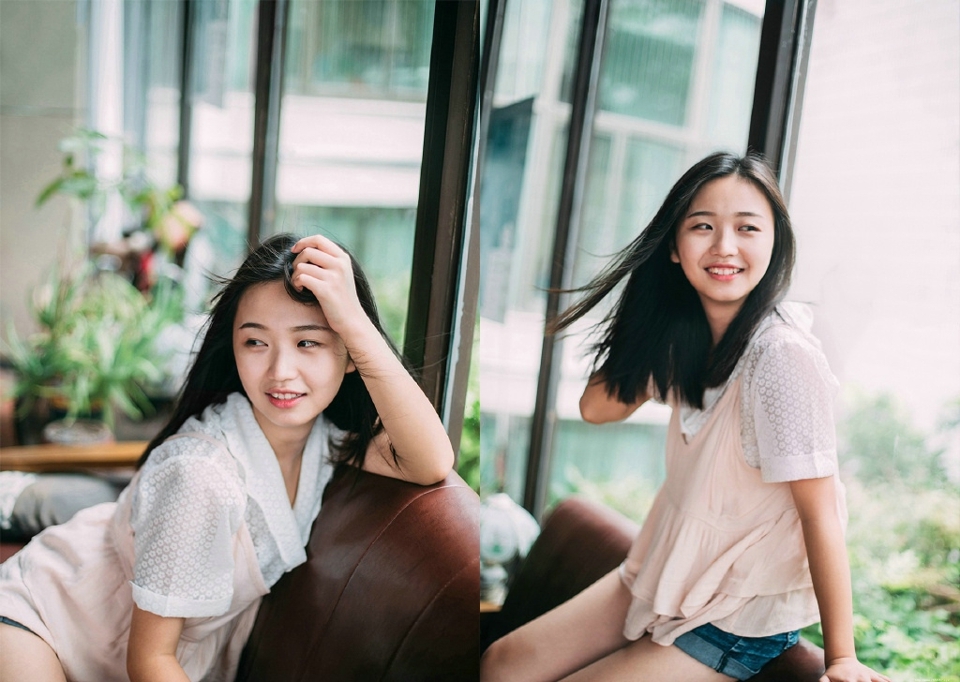 清纯俏皮双马尾妹子可爱娇嫩活力十足