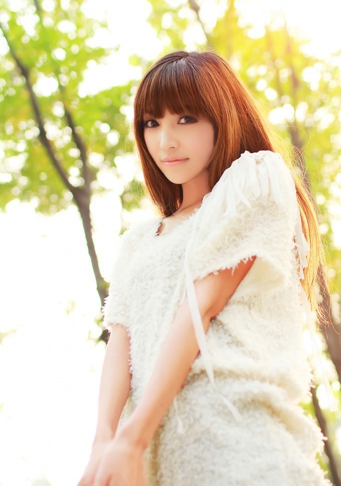 沐浴在夕阳下的小仙女阳光清新唯美动人