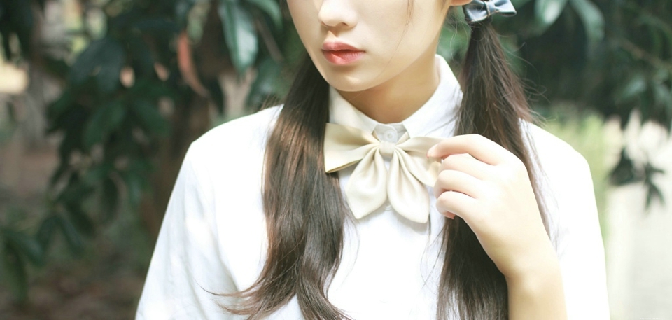 学院风双马尾妹子清纯娇嫩惹人爱