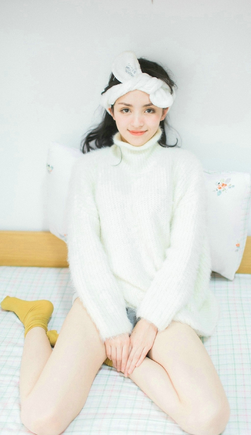 高颜值混血美女向日葵阳光洒进心里