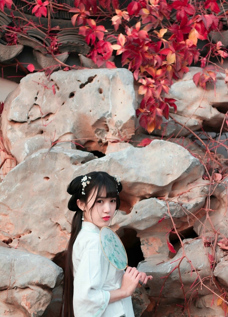 古装汉服美女柔美温婉甜美写真