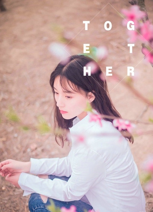 樱花下白衬衫女孩清新粉嫩唯美写真