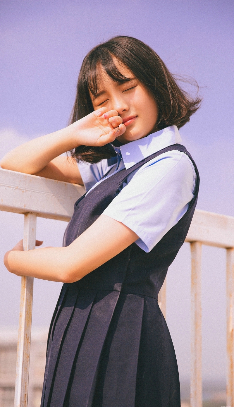 清纯波波头可爱甜美妹子娇美动人