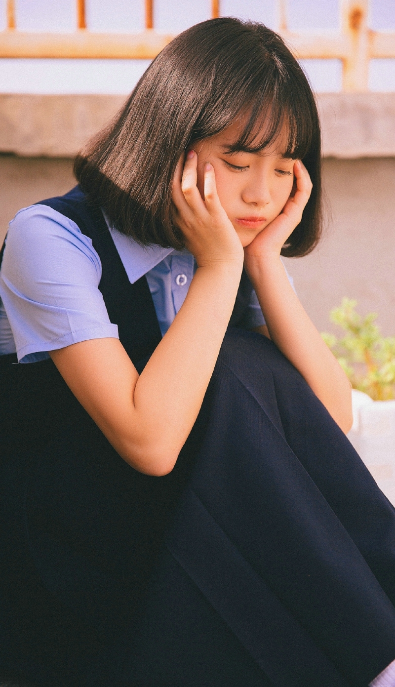 清纯波波头可爱甜美妹子娇美动人