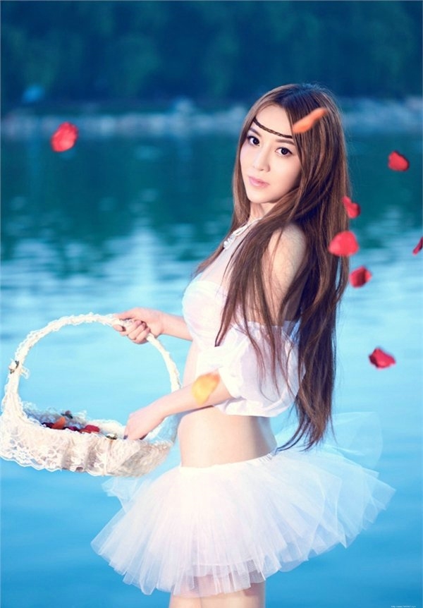 古装女神江伊涵透视薄纱妆倾国倾城唯美动人